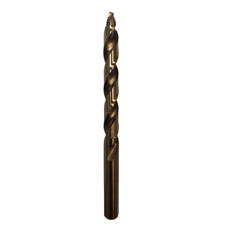 Drill America 15/32 Stepped Point Cobalt Drill Bit with 3-Flat Shank ZO-GSC15/32